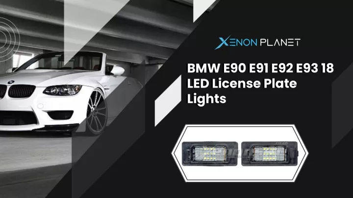bmw e90 e91 e92 e93 18 led license plate lights