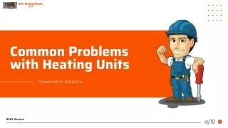 Common Problems with Heating Units