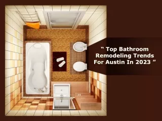 Top Bathroom Remodeling Trends For Austin In 2023 - All Surface Renew