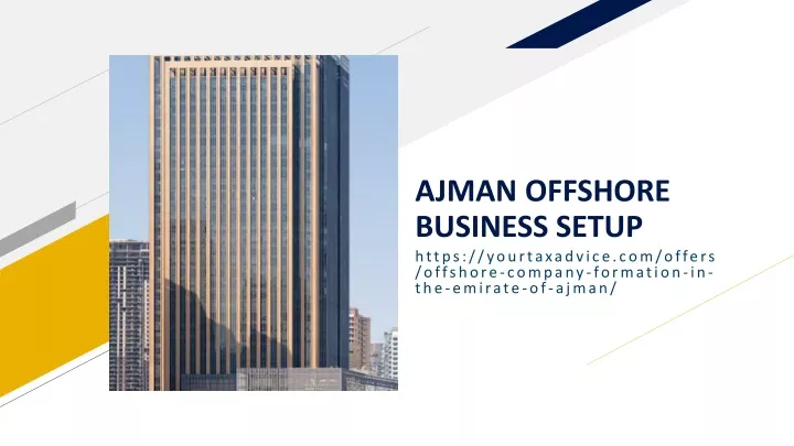 ajman offshore business setup