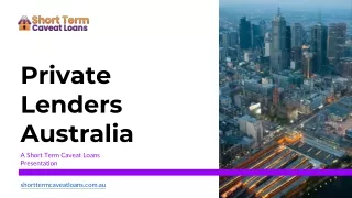 Private Lenders Australia
