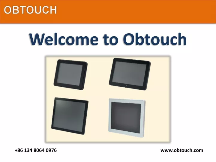 welcome to obtouch