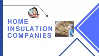 Home Insulation Companies