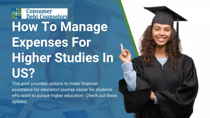 how to manage expenses for higher studies