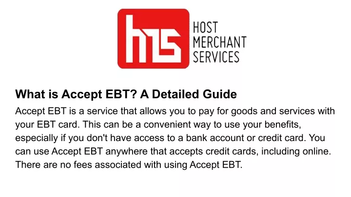 what is accept ebt a detailed guide