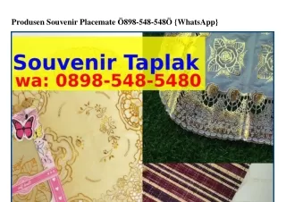 Produsen Souvenir Placemate Ö898.548.548Ö[WhatsApp]