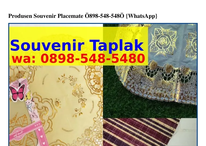 produsen souvenir placemate 898 548 548 whatsapp