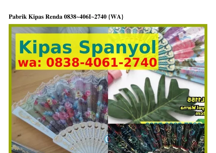 pabrik kipas renda 0838 406i 2740 wa