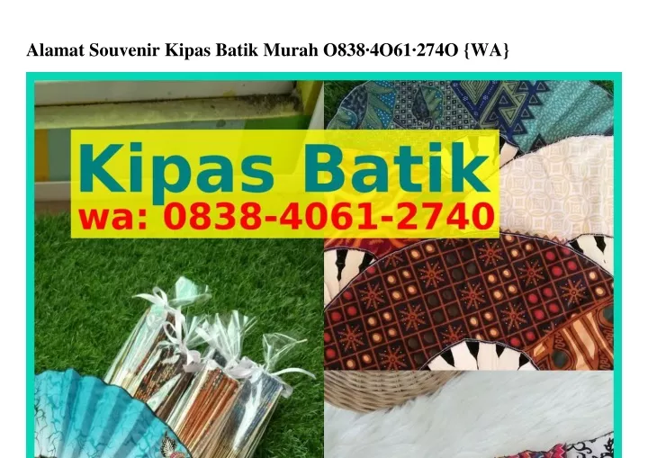 alamat souvenir kipas batik murah o838 4o61 274o
