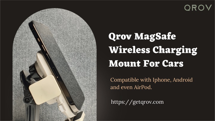 qrov magsafe wireless charging mount for cars