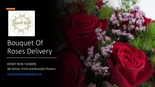 Bouquet Of Roses Delivery​