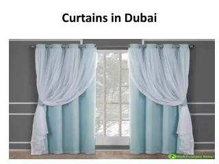 curtains in dubai