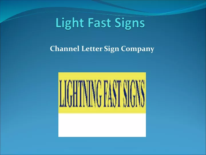 light fast signs