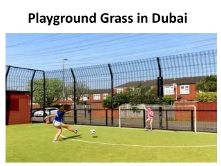 playground grass in dubai