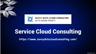 Service Cloud Consulting