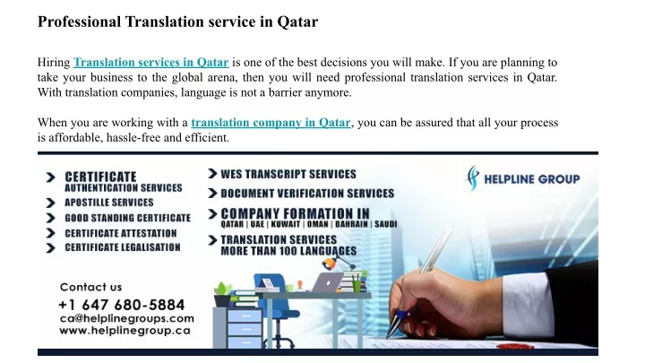 professional translation service in qatar