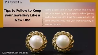 Important Tips to Follow to Keep your Jewellery Like a New One