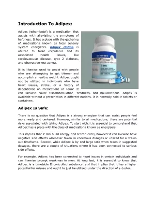 Buy Adipex Online Cheap Price _ Pharmacy Health Store