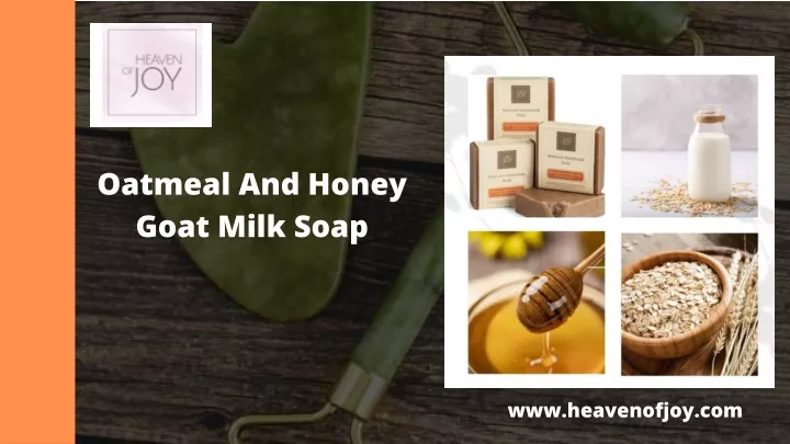 oatmeal and honey goat milk soap
