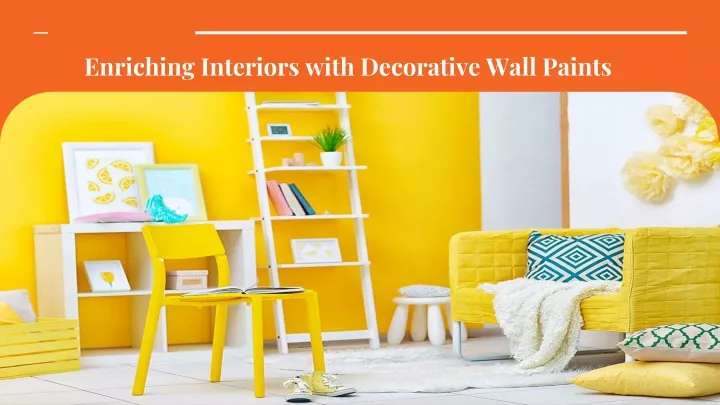 enriching interiors with decorative wall paints