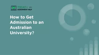 how to get admission to an australian university