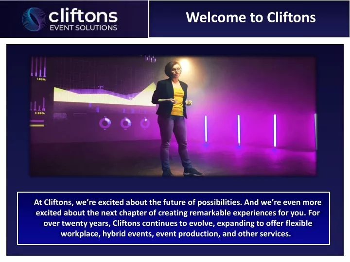 welcome to cliftons