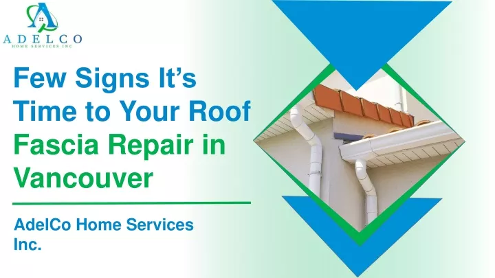 few signs it s time to your roof fascia repair