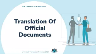 the translation industry