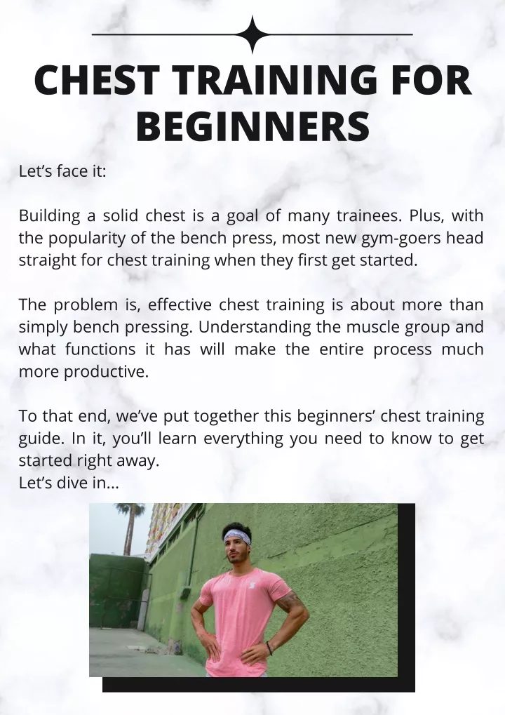chest training for beginners