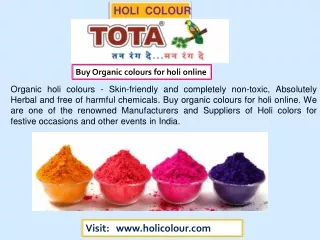 Celebrate an eco-friendly Holi with organic and skin-safe