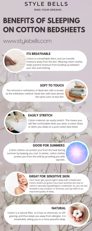 Benefits of Sleeping On Cotton Bedsheets | Style Bells
