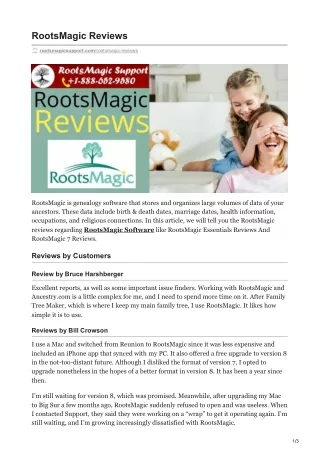 rootsmagicsupport.com-RootsMagic Reviews