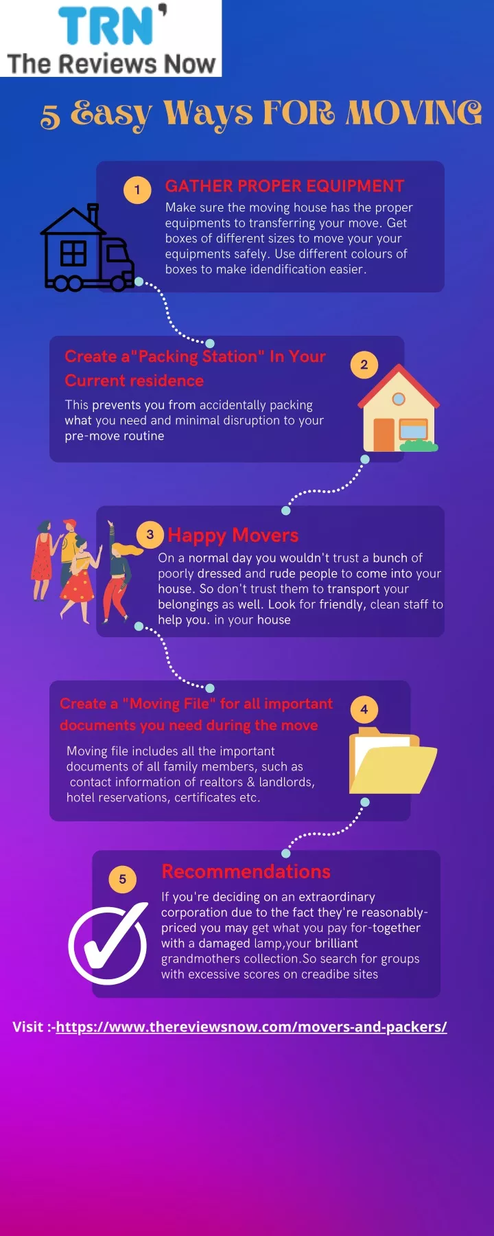 5 easy ways for moving