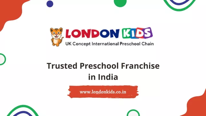 trusted preschool franchise in india