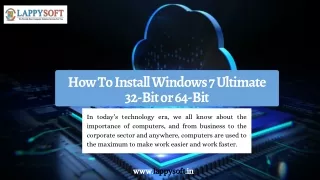 How To Install Windows 7 Ultimate 32-Bit or 64-Bit (2)