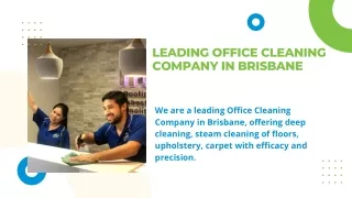 Leading Office Cleaning Company in Brisbane