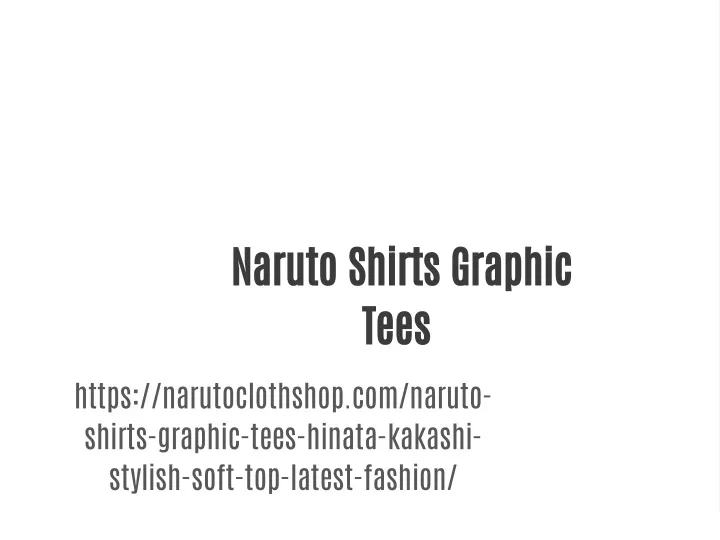 naruto shirts graphic tees