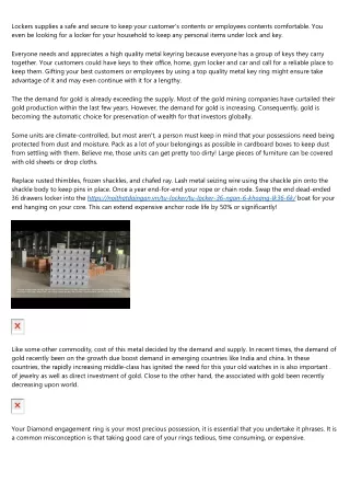 Self-Storage Locker Tips - Storing Your Possessions Safely
