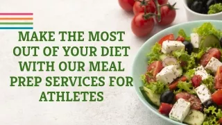 Meal Prep Services for Athletes