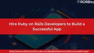 Hire Ruby on Rails Developers to Build a Successful App