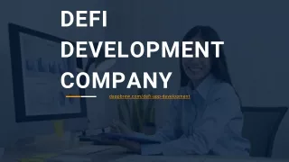 Defi Development Company Dubai - Dappbrew
