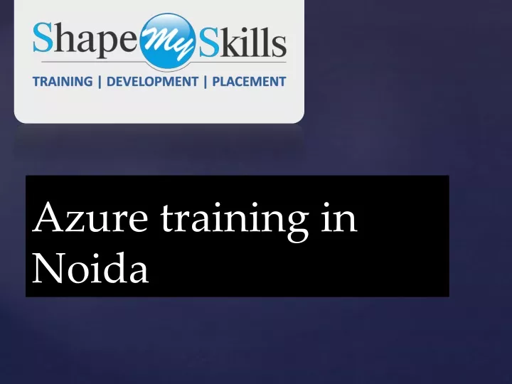azure training in noida