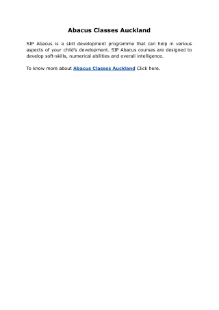 abacus classes auckland
