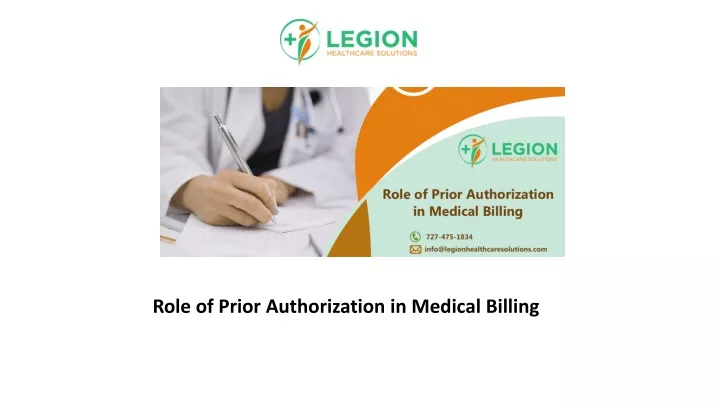 role of prior authorization in medical billing