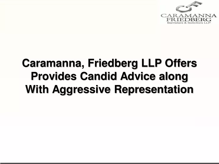 caramanna friedberg llp offers provides candid