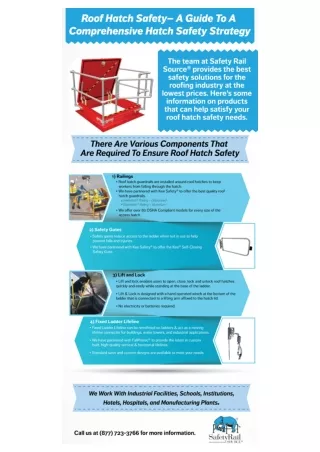 Roof Hatch Safety - A Guide To A Comprehensive Hatch Safety Strategy