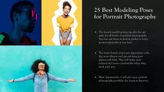 25 best modeling poses for portrait photography