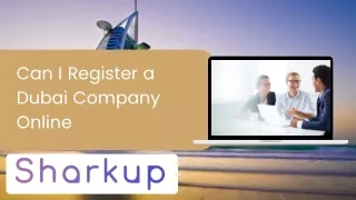 Can I Register a Dubai Company Online