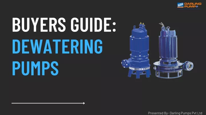 buyers guide dewatering pumps