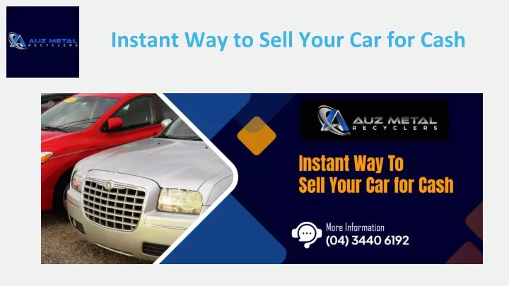 instant way to sell your car for cash